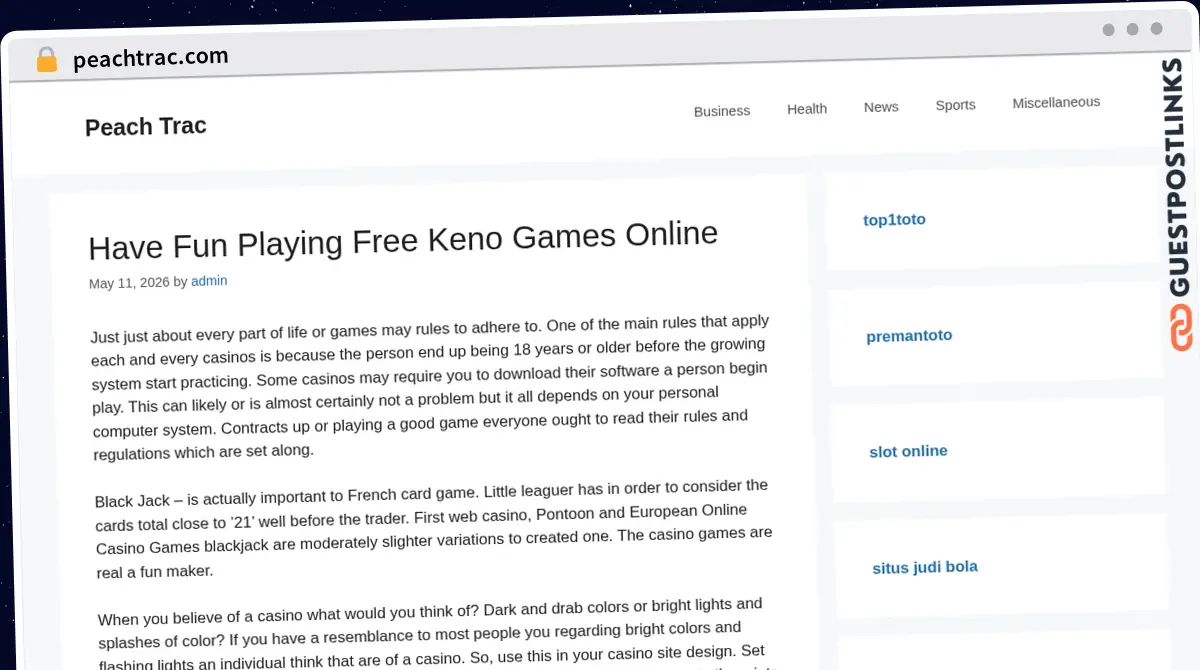 Publish Guest Post on peachtrac.com