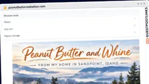 Publish Guest Post on peanutbutterandwhine.com