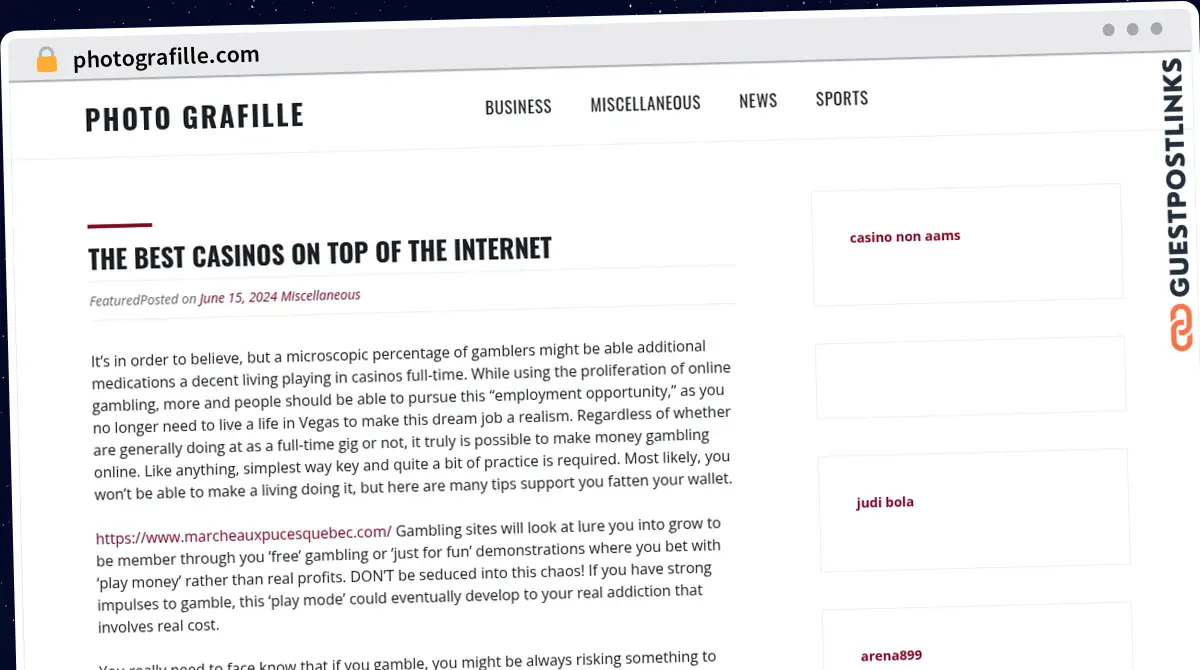 Publish Guest Post on photografille.com