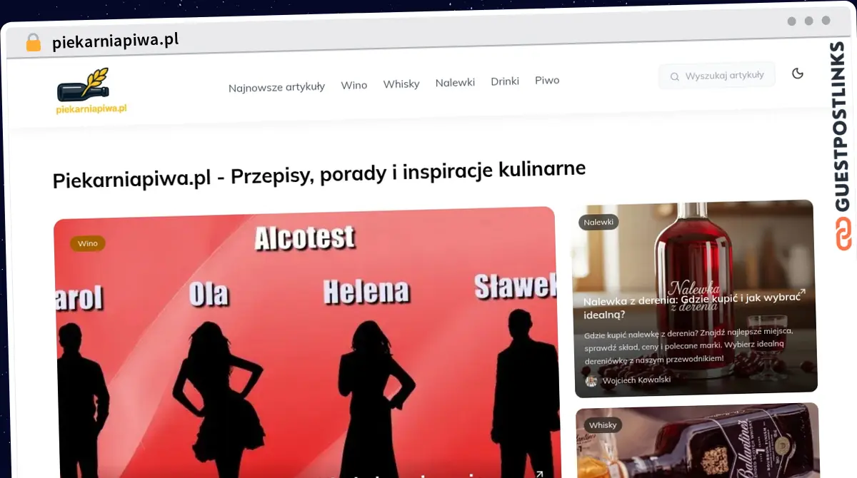Publish Guest Post on piekarniapiwa.pl