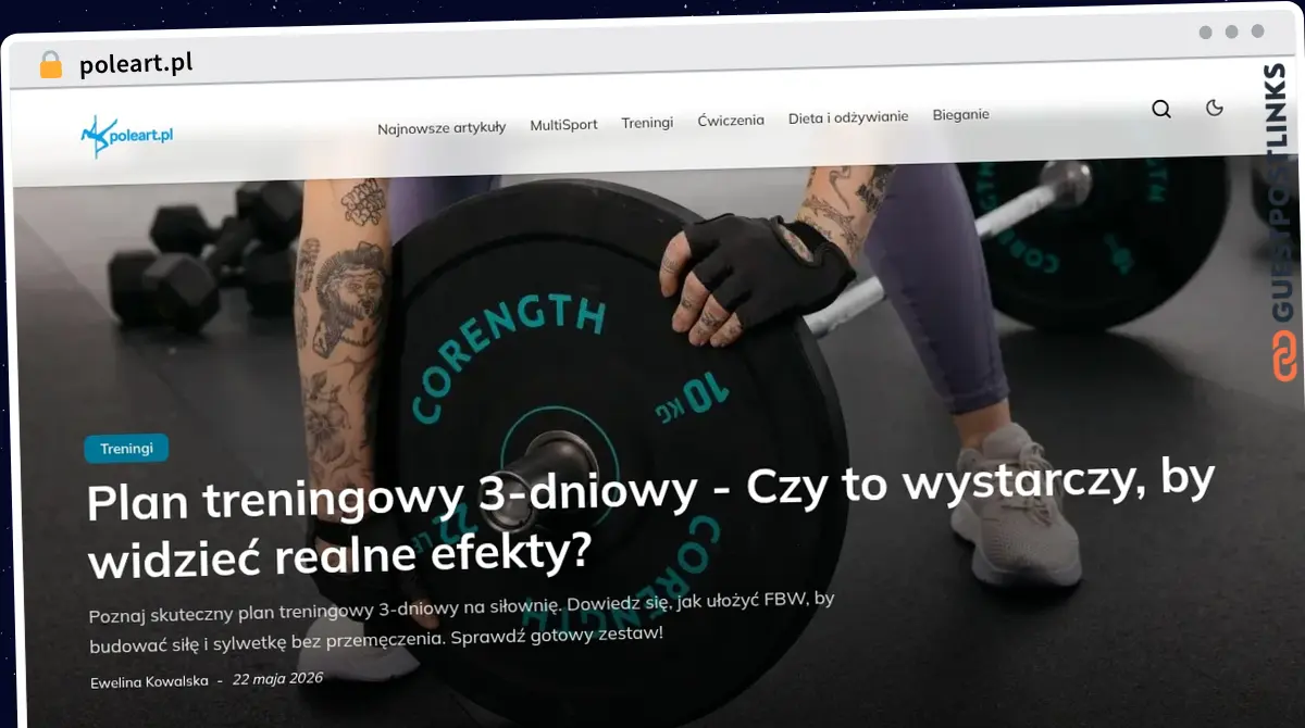 Publish Guest Post on poleart.pl