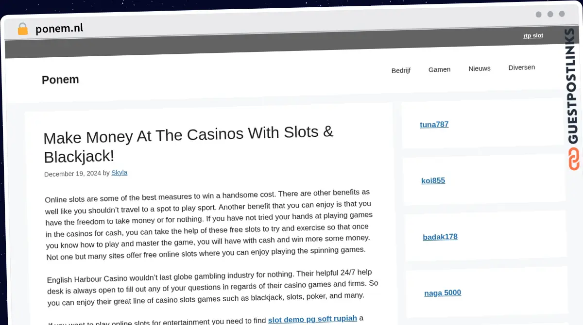 Publish Guest Post on ponem.nl