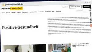 Publish Guest Post on positivegesundheit.de