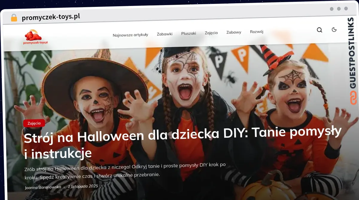 Publish Guest Post on promyczek-toys.pl