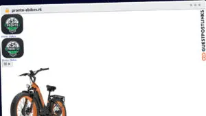 Publish Guest Post on pronto-ebikes.nl