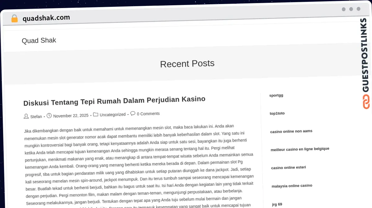Publish Guest Post on quadshak.com