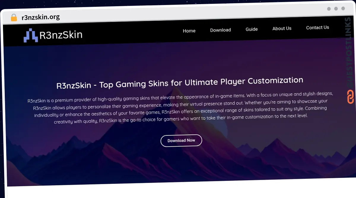 Publish Guest Post on r3nzskin.org
