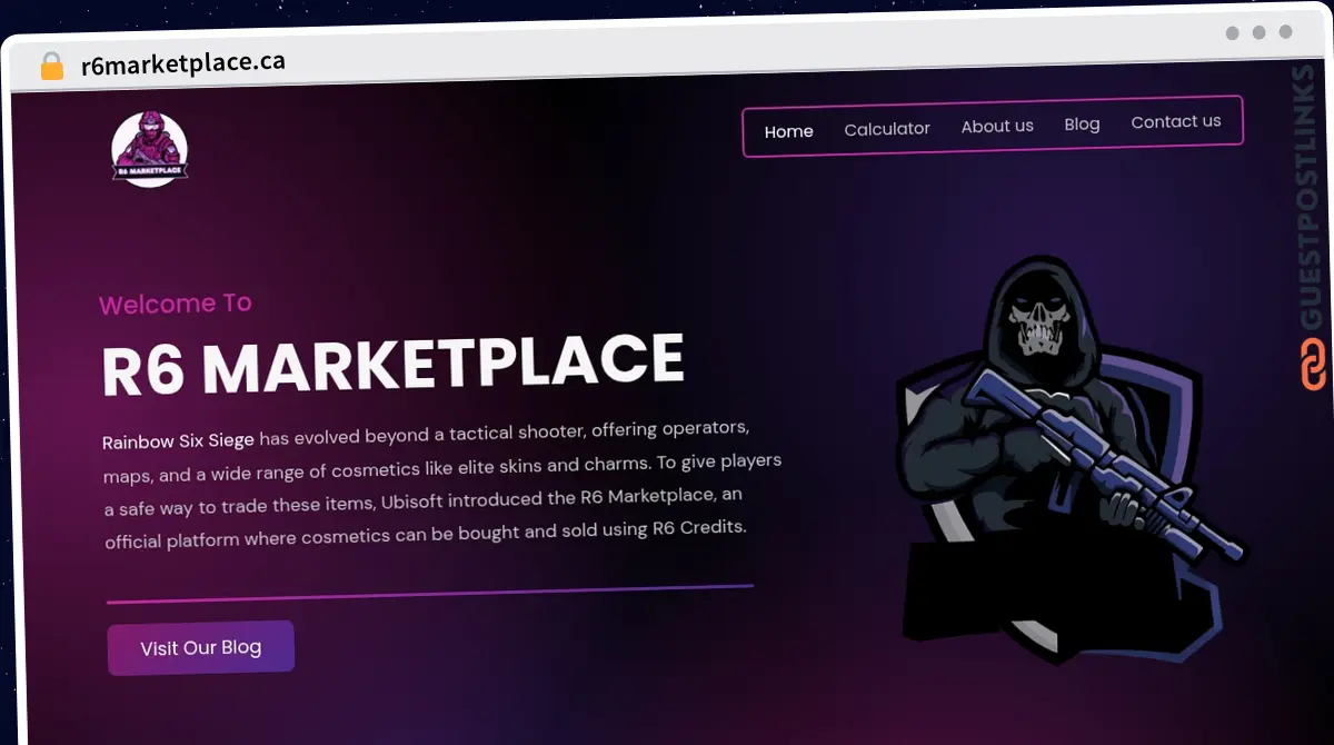 Publish Guest Post on r6marketplace.ca