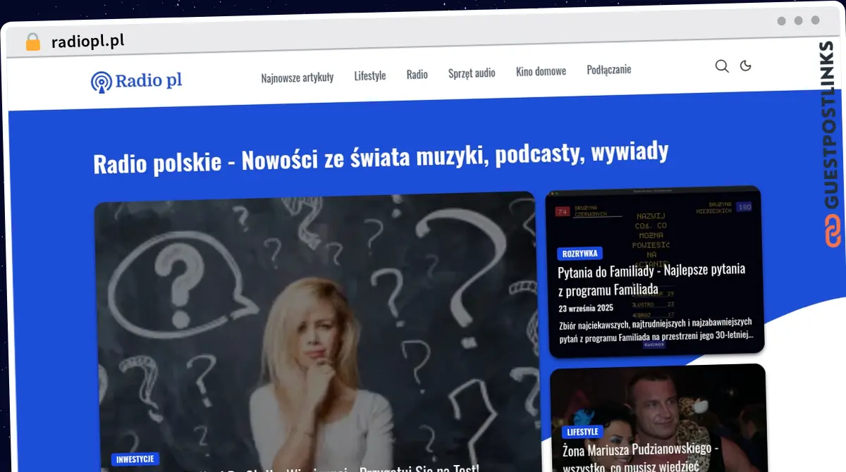 Publish Guest Post on radiopl.pl