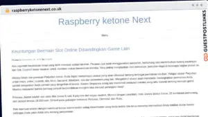 Publish Guest Post on raspberryketonenext.co.uk