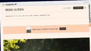Publish Guest Post on rejseguides.dk
