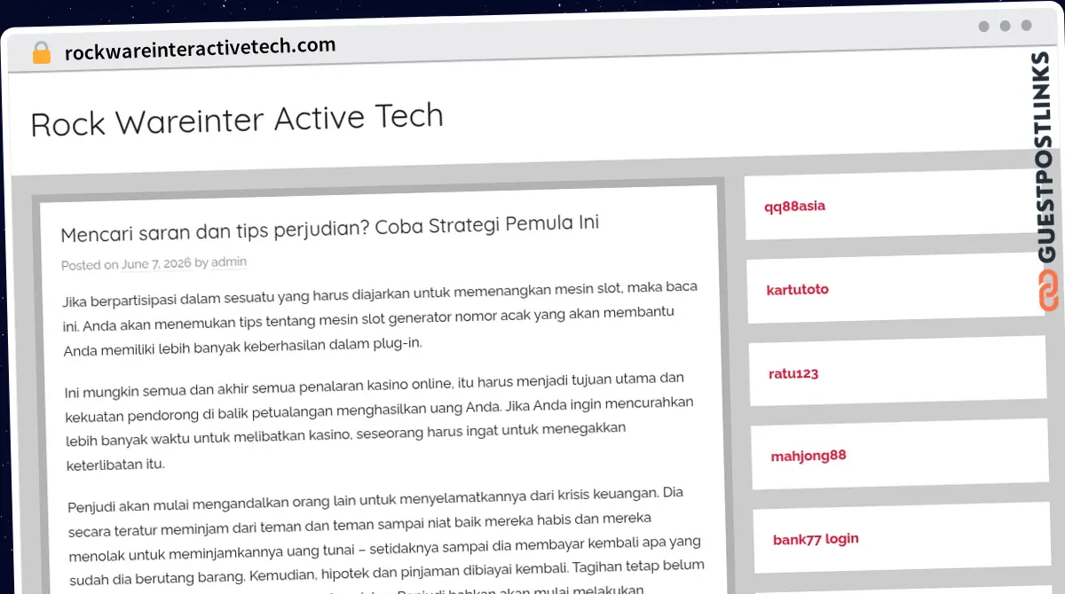 Publish Guest Post on rockwareinteractivetech.com