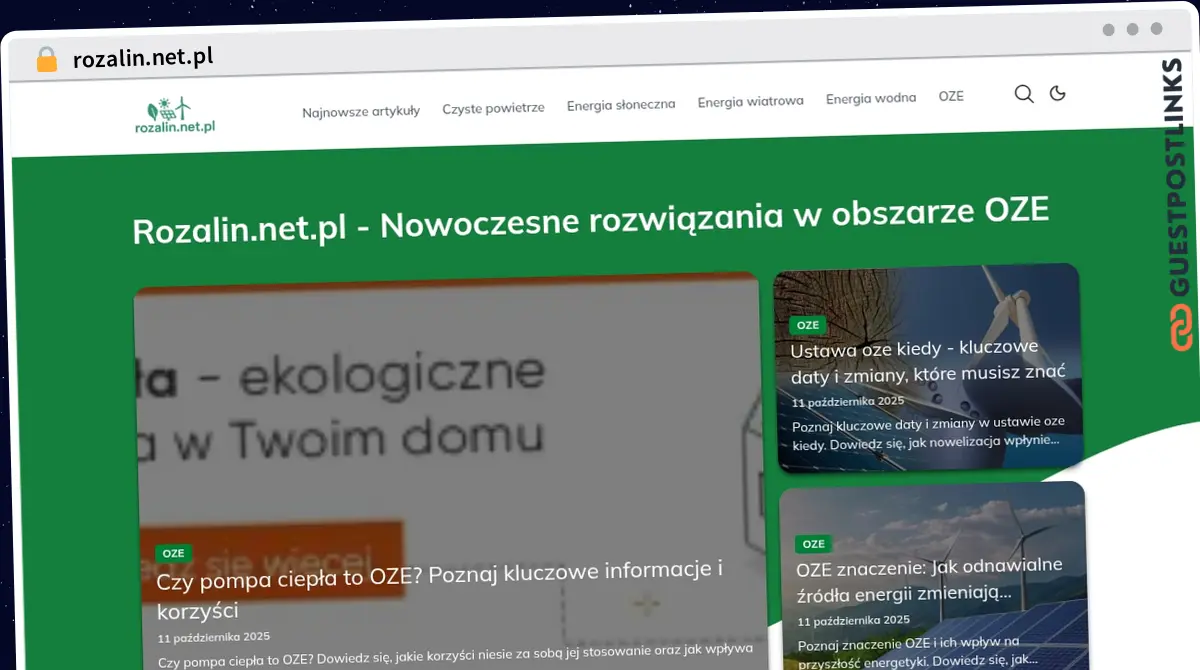 Publish Guest Post on rozalin.net.pl
