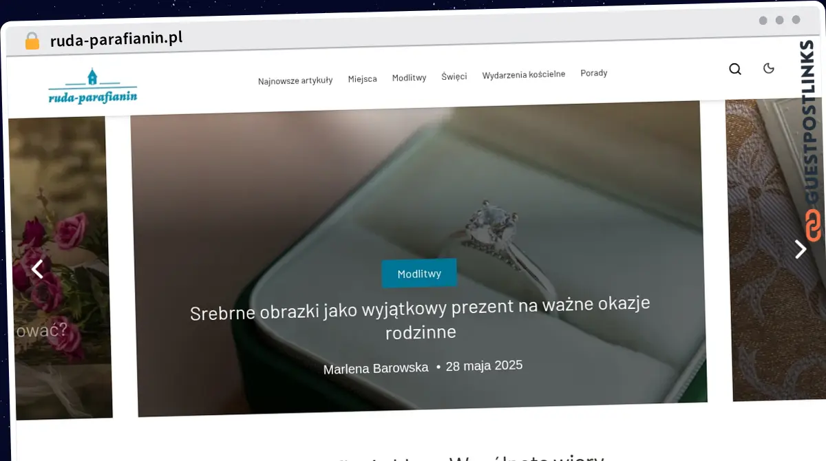 Publish Guest Post on ruda-parafianin.pl