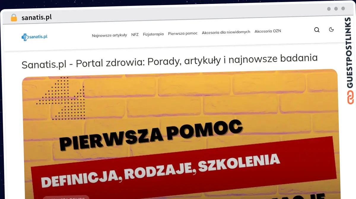 Publish Guest Post on sanatis.pl