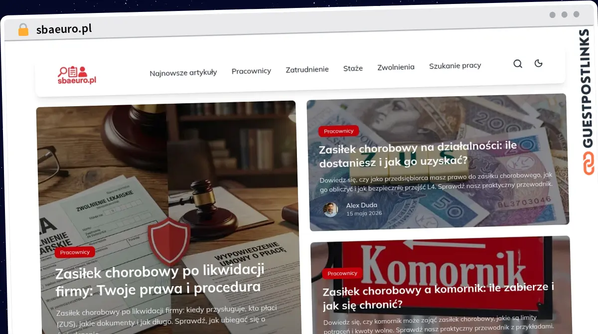 Publish Guest Post on sbaeuro.pl
