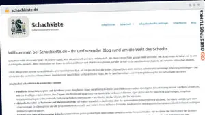 Publish Guest Post on schachkiste.de