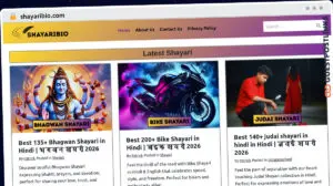 Publish Guest Post on shayaribio.com