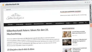 Publish Guest Post on silberhochzeit.de