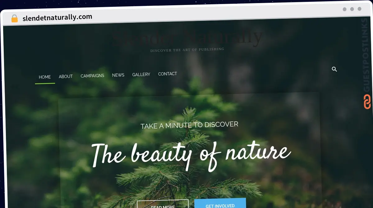 Publish Guest Post on slendetnaturally.com