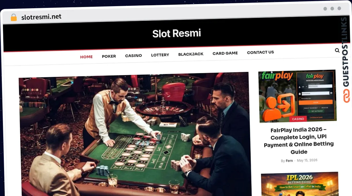 Publish Guest Post on slotresmi.net