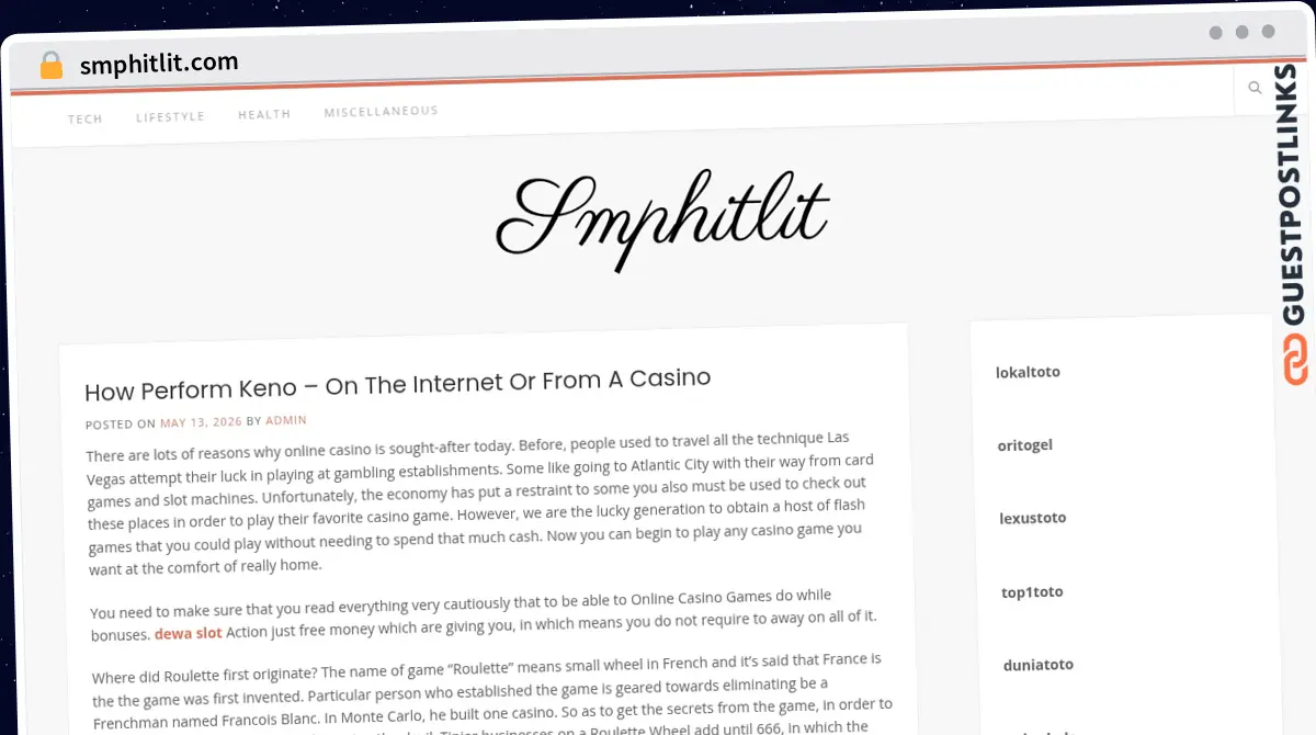 Publish Guest Post on smphitlit.com