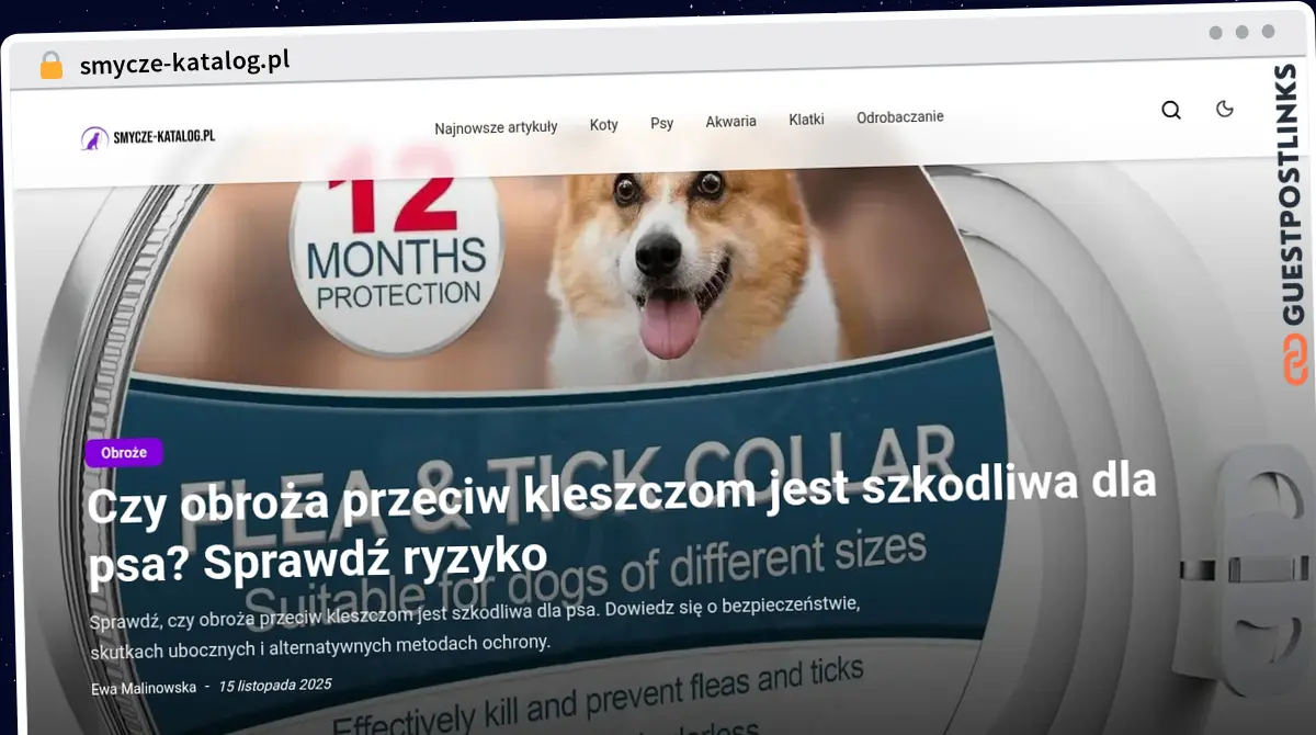Publish Guest Post on smycze-katalog.pl