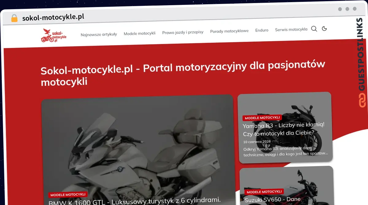 Publish Guest Post on sokol-motocykle.pl