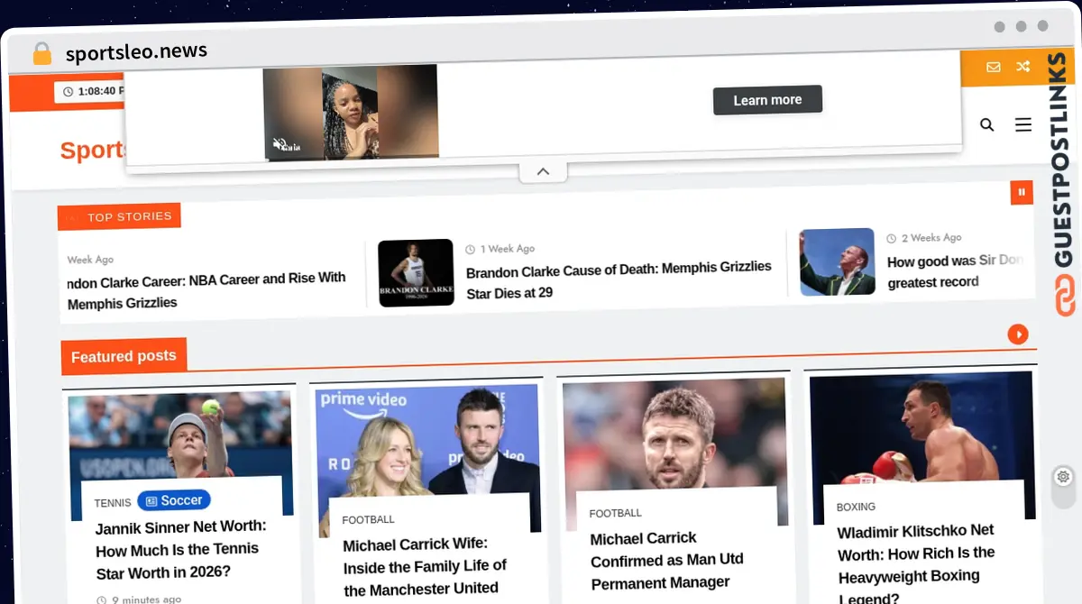 Publish Guest Post on sportsleo.news