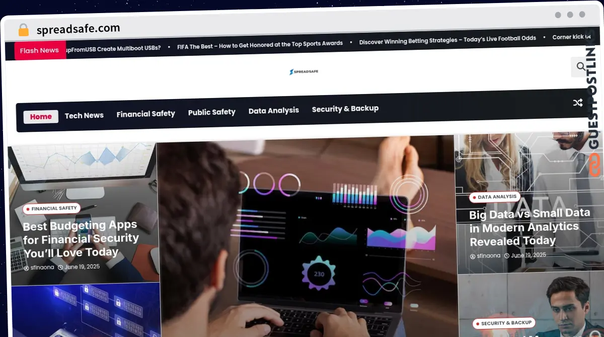 Publish Guest Post on spreadsafe.com