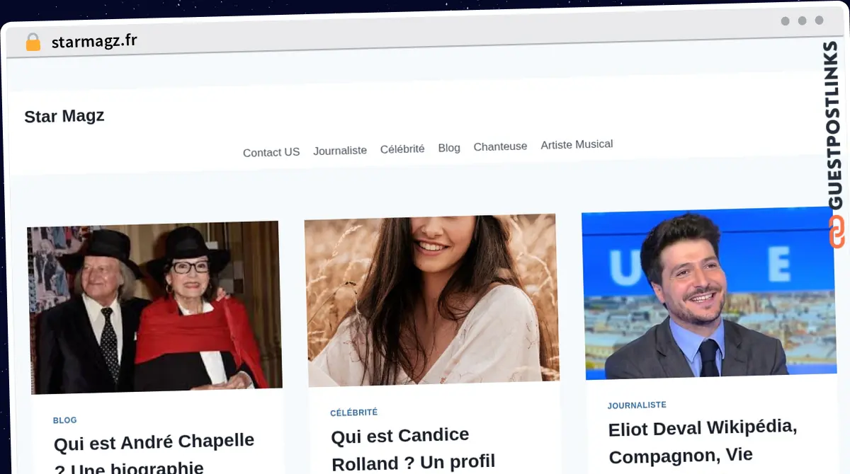 Publish Guest Post on starmagz.fr