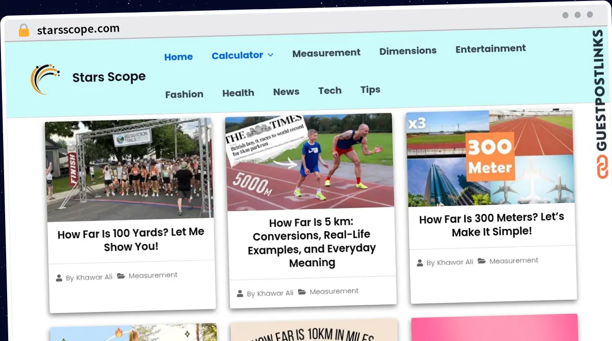 Publish Guest Post on starsscope.com