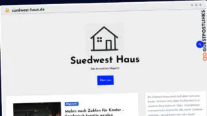 Publish Guest Post on suedwest-haus.de