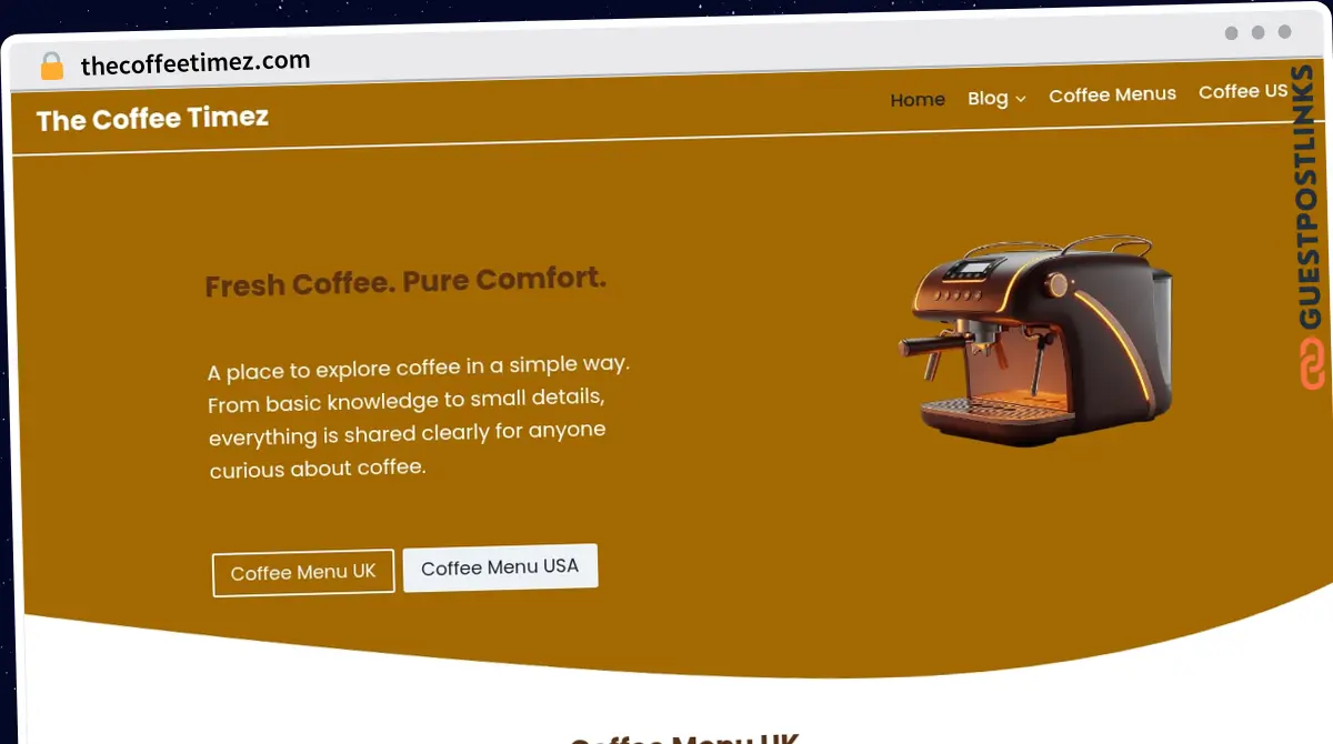 Publish Guest Post on thecoffeetimez.com