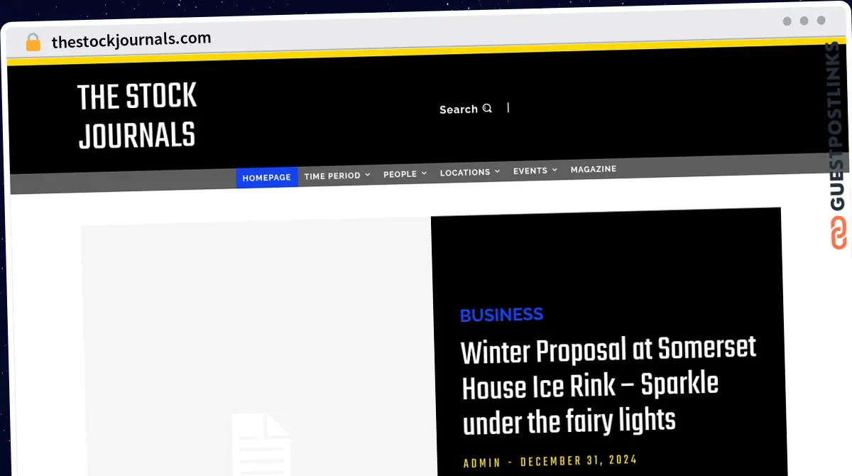 Publish Guest Post on thestockjournals.com