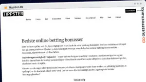 Publish Guest Post on tippster.dk