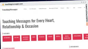 Publish Guest Post on touchingmessages.com
