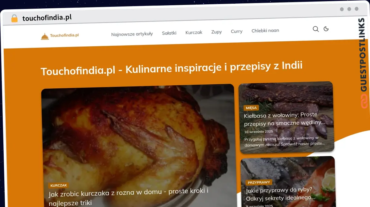 Publish Guest Post on touchofindia.pl