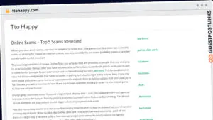 Publish Guest Post on ttohappy.com