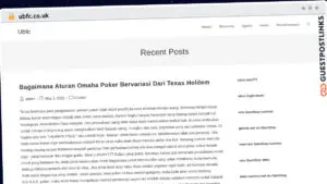 Publish Guest Post on ubfc.co.uk