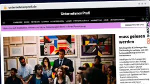 Publish Guest Post on unternehmenprofi.de