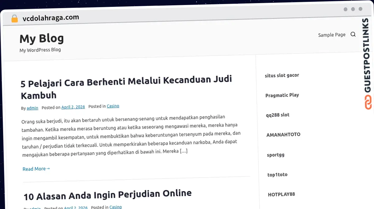 Publish Guest Post on vcdolahraga.com
