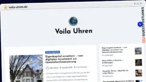 Publish Guest Post on voila-uhren.de