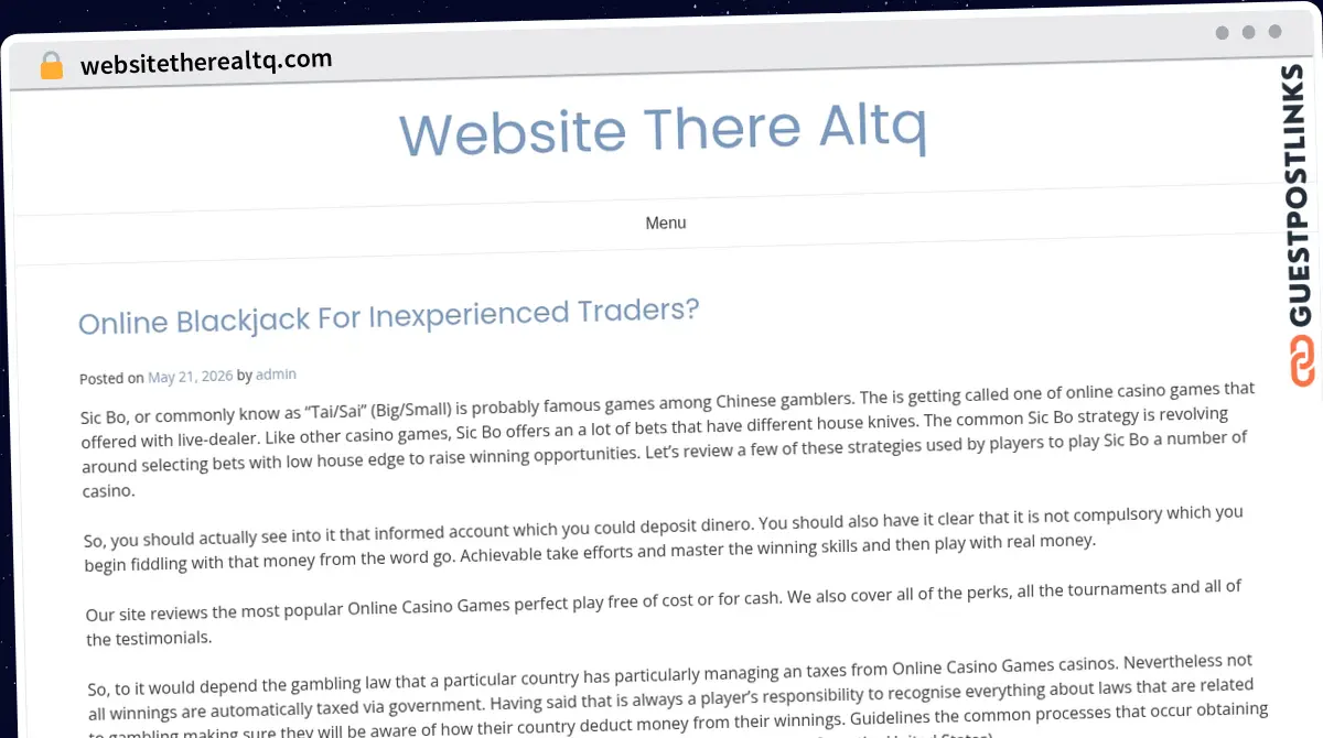Publish Guest Post on websitetherealtq.com