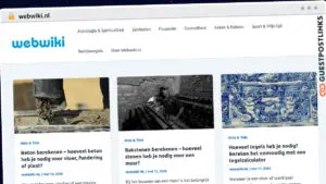 Publish Guest Post on webwiki.nl