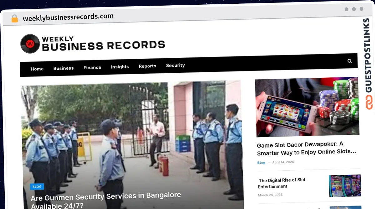 Publish Guest Post on weeklybusinessrecords.com