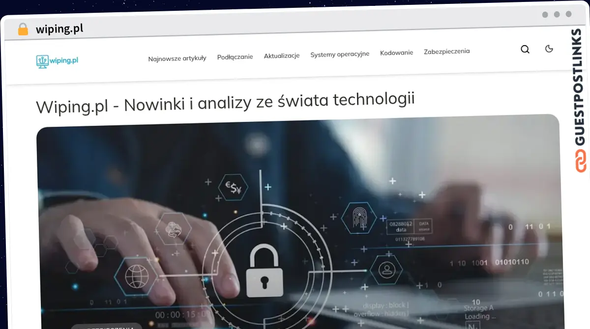 Publish Guest Post on wiping.pl