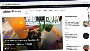 Publish Guest Post on wishesframes.com