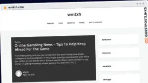 Publish Guest Post on wmtxh.com
