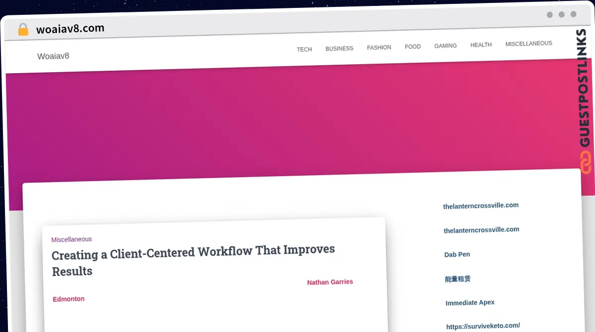 Publish Guest Post on woaiav8.com